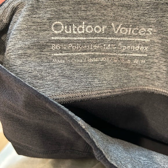 Outdoor Voices 7/8 Leggings Tricolor Blue Small - Picture 6 of 7